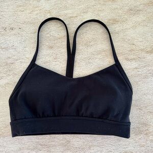 Lululemon Flow Y Bra Nulu Black Size 2